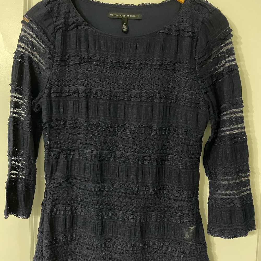 WHBM Lace Top
